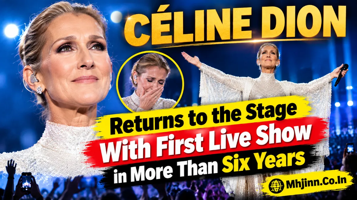 Céline Dion Returns to the Stage With First Live Show in More Than Six Years