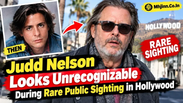 Judd Nelson Looks Unrecognizable During Rare Public Sighting in Hollywood