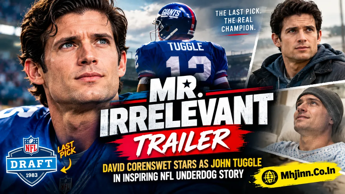 ‘Mr. Irrelevant’ Trailer: David Corenswet Stars as John Tuggle in Inspiring NFL Underdog Story