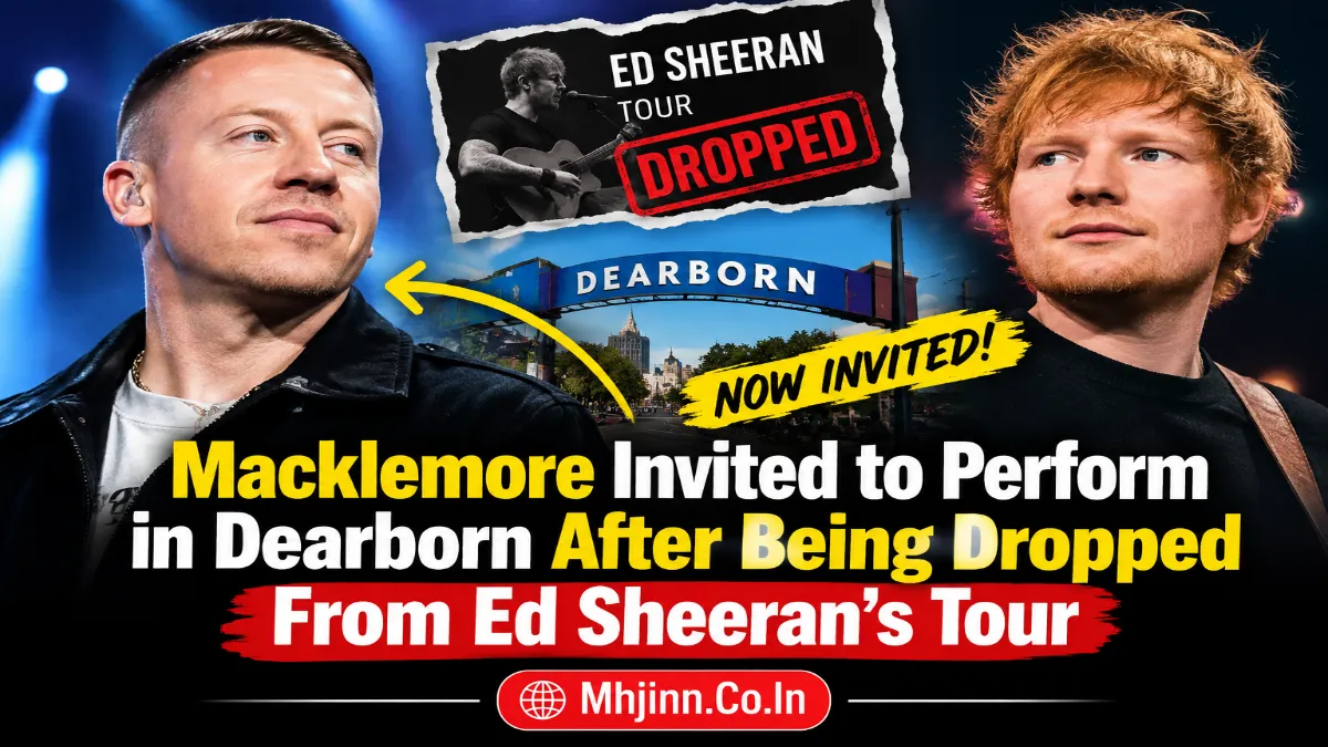 Macklemore Invited to Perform in Dearborn After Being Dropped From Ed Sheeran’s Tour