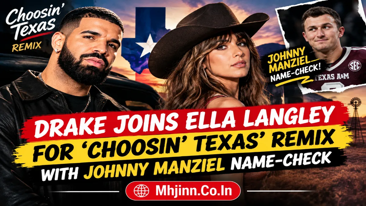 Drake Joins Ella Langley for ‘Choosin’ Texas’ Remix With Johnny Manziel Name-Check