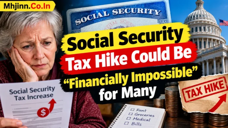 Social Security Tax Hike Could Be “Financially Impossible” for Many