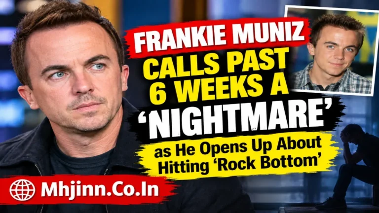 Frankie Muniz Calls Past 6 Weeks a ‘Nightmare’ as He Opens Up About Hitting ‘Rock Bottom’