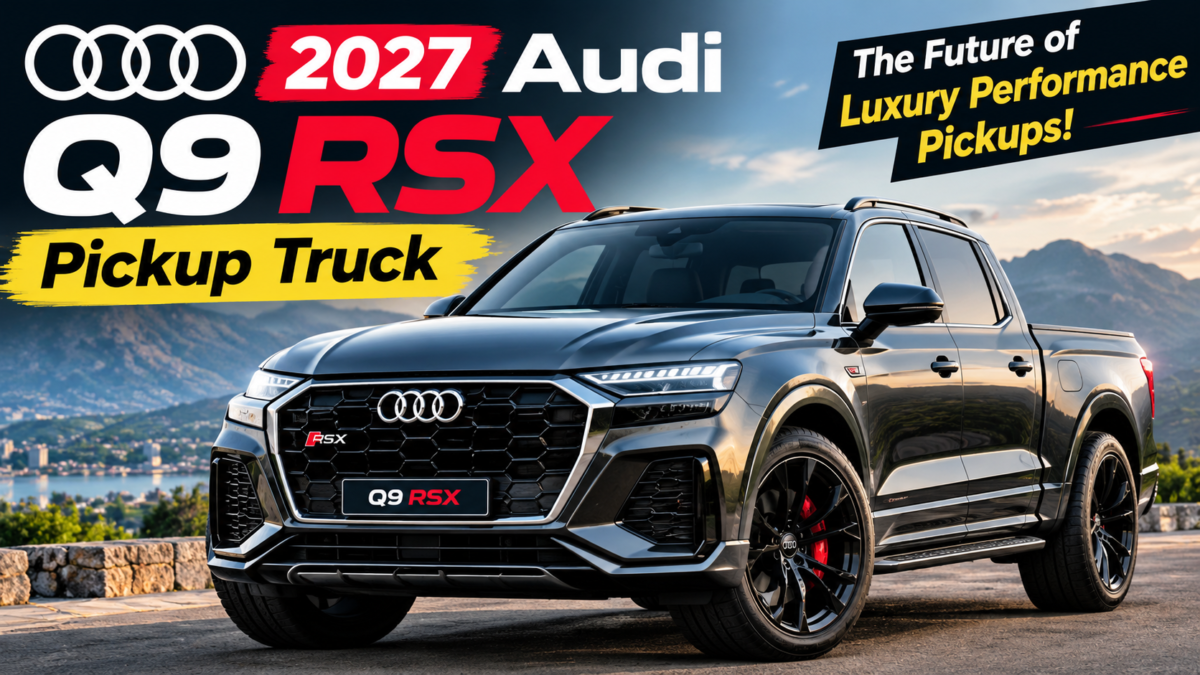 2027 Audi Q9 RSX Pickup Truck